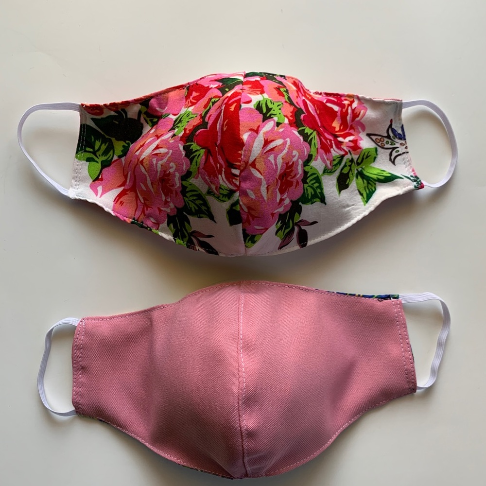 Reversible Pink Face Mask